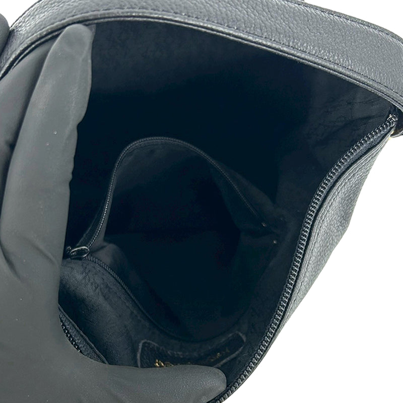 Leather Diamond Cut Handbag - Image 9
