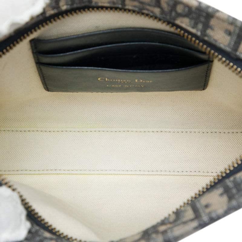 Oblique Canvas Clutch - Image 4