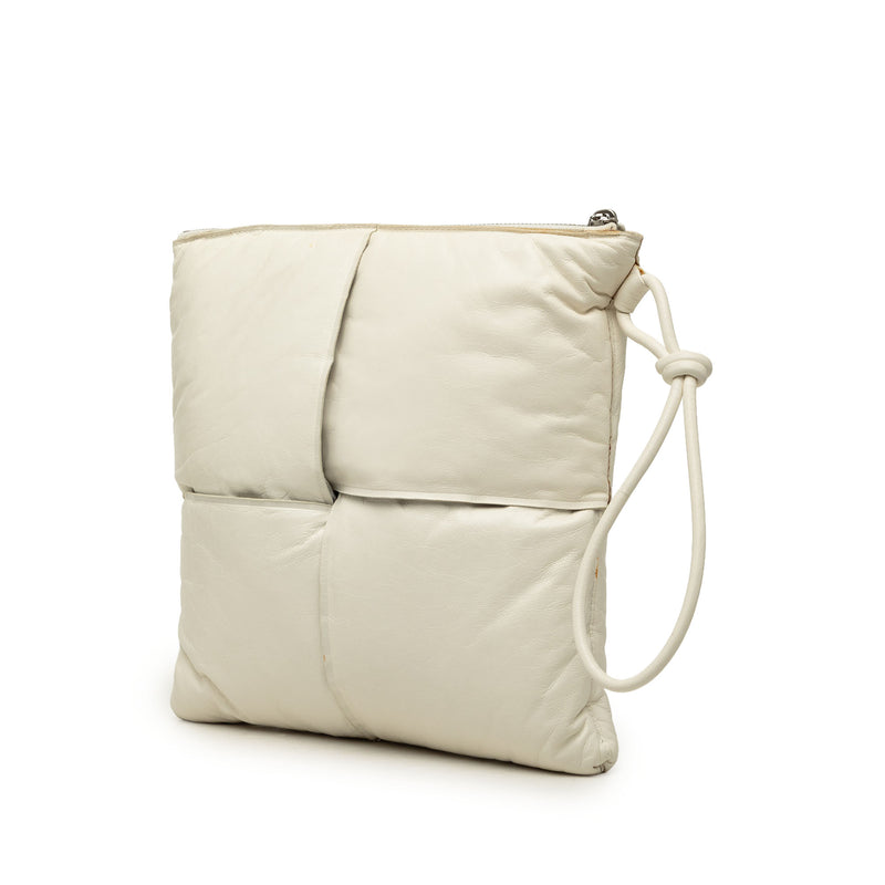 Nappa Maxi Intrecciato Padded Square Wristlet Pouch - Image 2