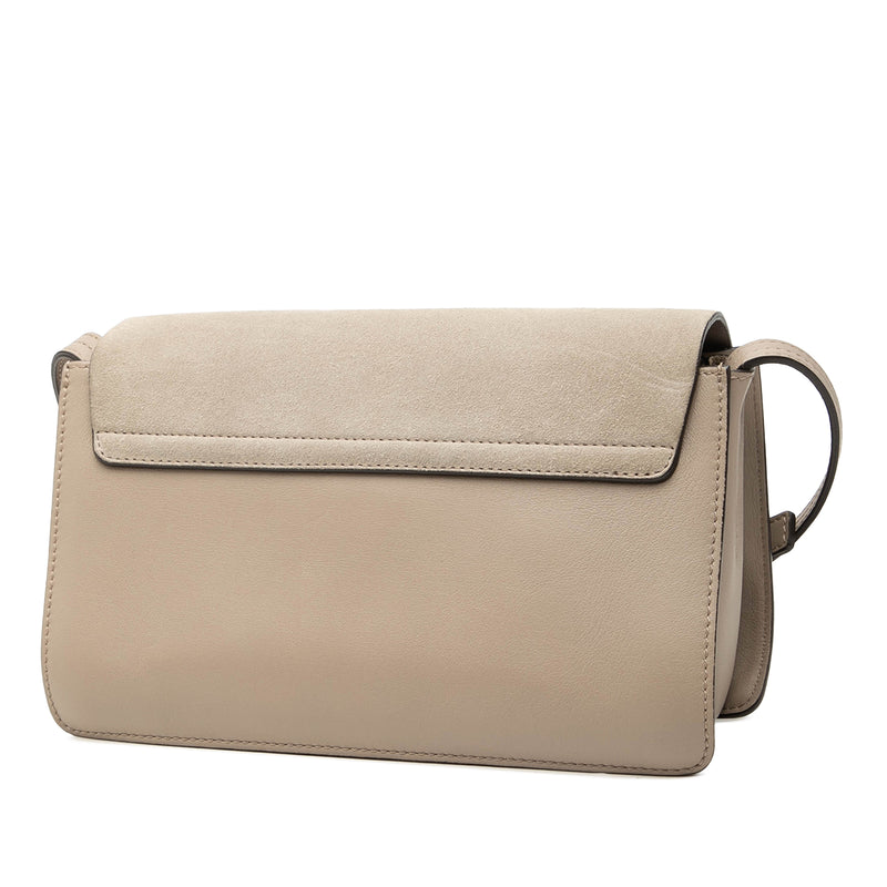 Small Suede and Calfskin Faye Crossbody - Image 2