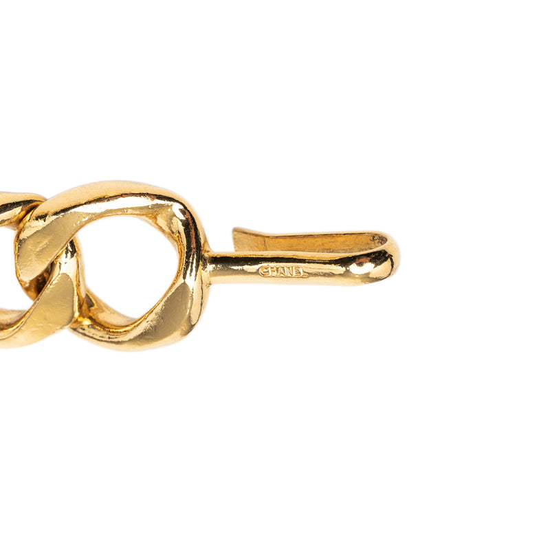 Gold Plated CC Medallion Chain Belt - Image 4