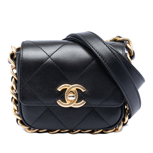 Mini Quilted Calfskin Framing Chain Flap - Image 1
