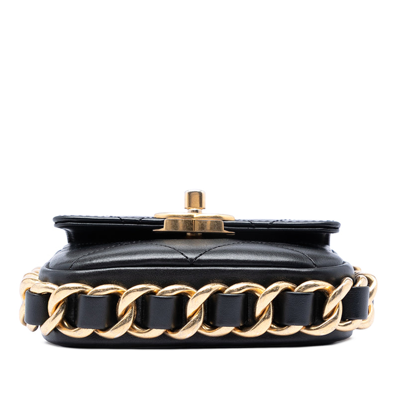 Mini Quilted Calfskin Framing Chain Flap - Image 3