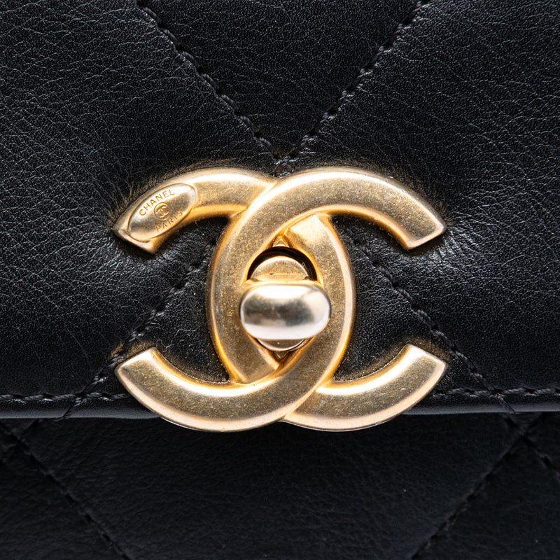 Mini Quilted Calfskin Framing Chain Flap - Image 5
