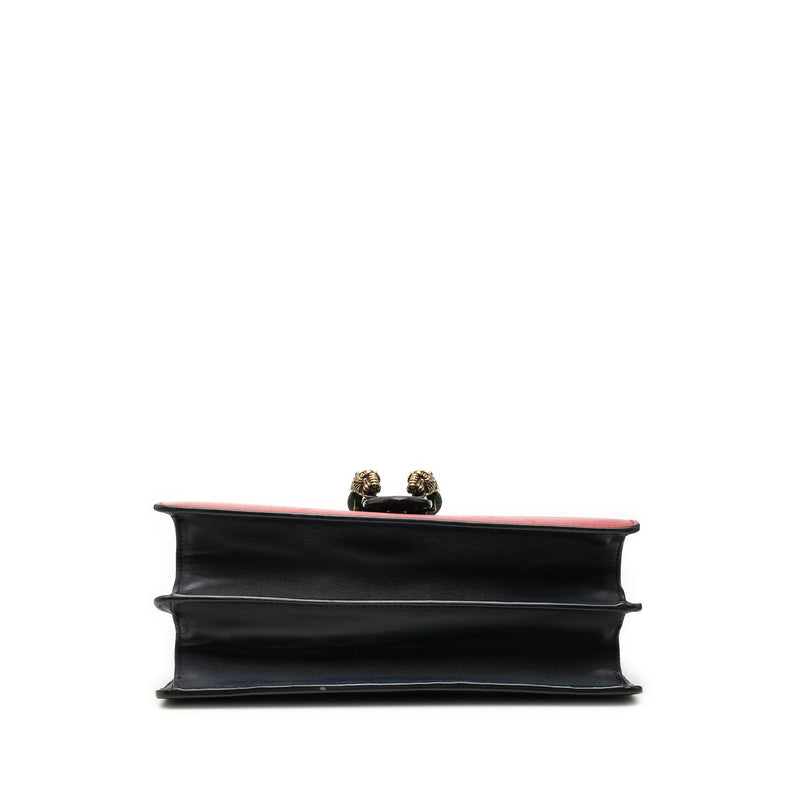 Medium Leather Bamboo Dionysus Web Satchel - Image 3