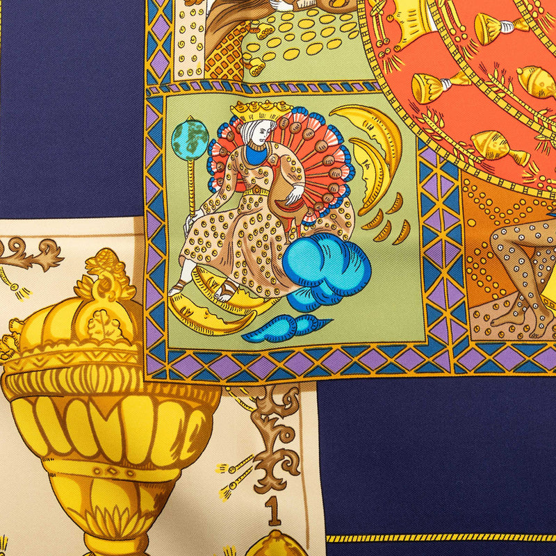 Le Tarot Silk Scarf 90 - Image 3
