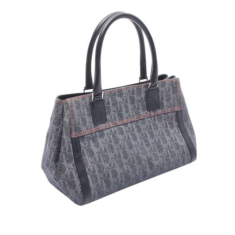 Diorissimo Trotter Denim Flight Handle Bag - Image 2