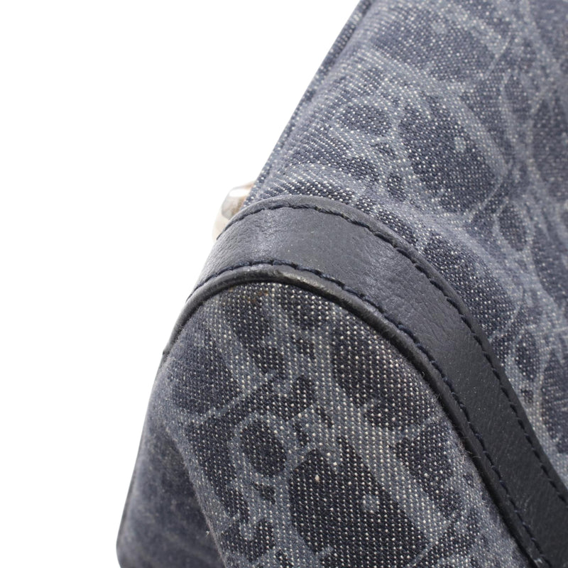 Diorissimo Trotter Denim Flight Handle Bag - Image 8