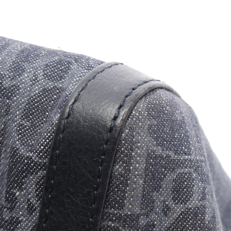 Diorissimo Trotter Denim Flight Handle Bag - Image 9