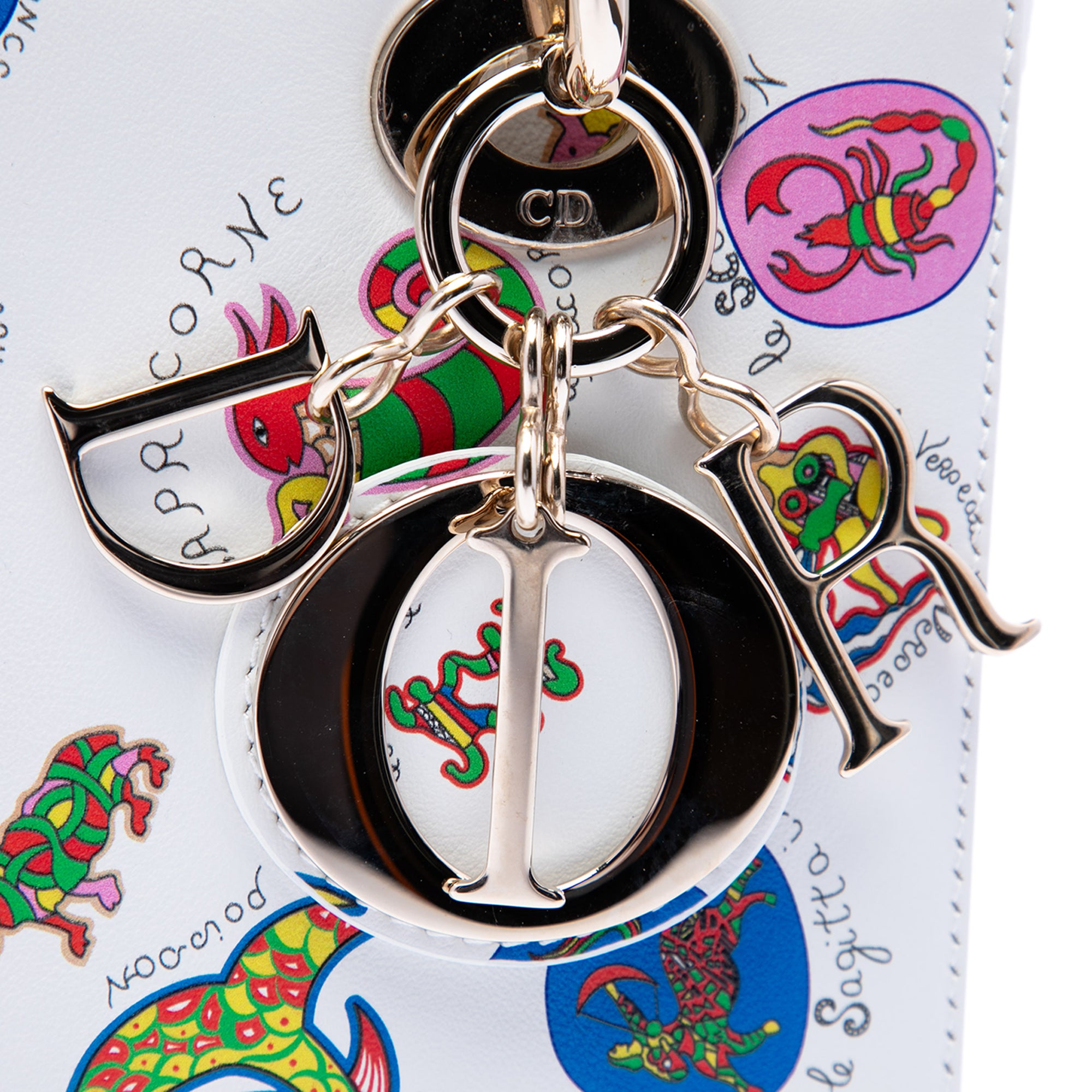 Small Calfskin Zodiac Lady Dior - Image 5