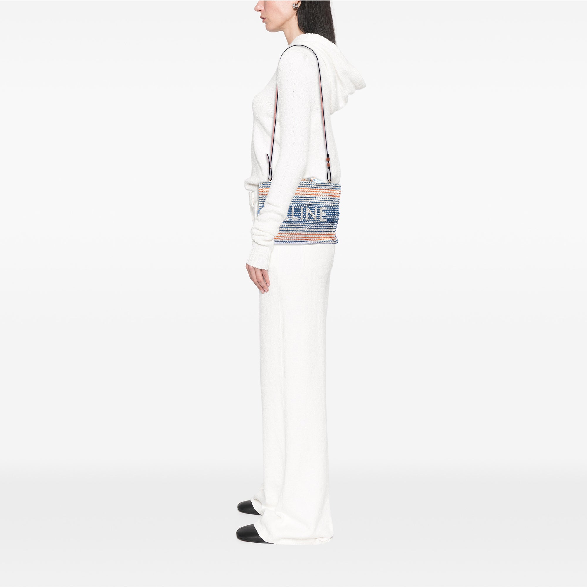 Small Canvas Cabas Thais Satchel - Image 6