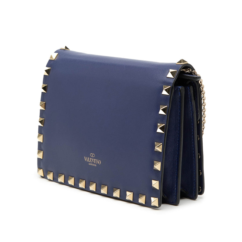 Leather Rockstud Chain Pouch - Image 2