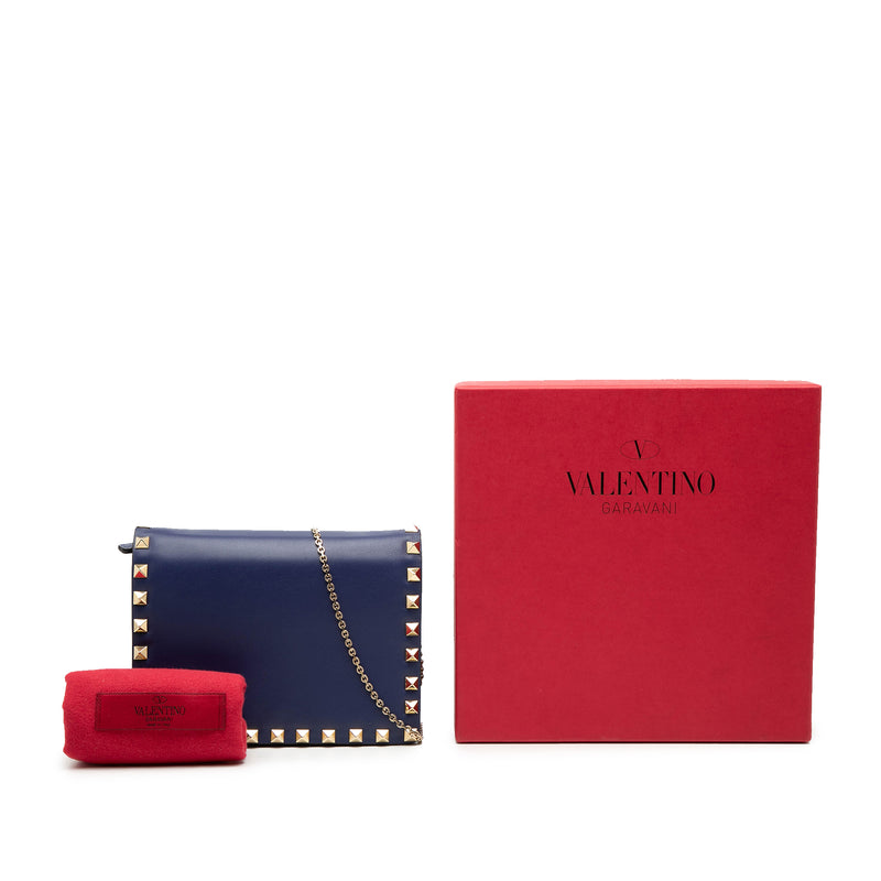 Leather Rockstud Chain Pouch - Image 8