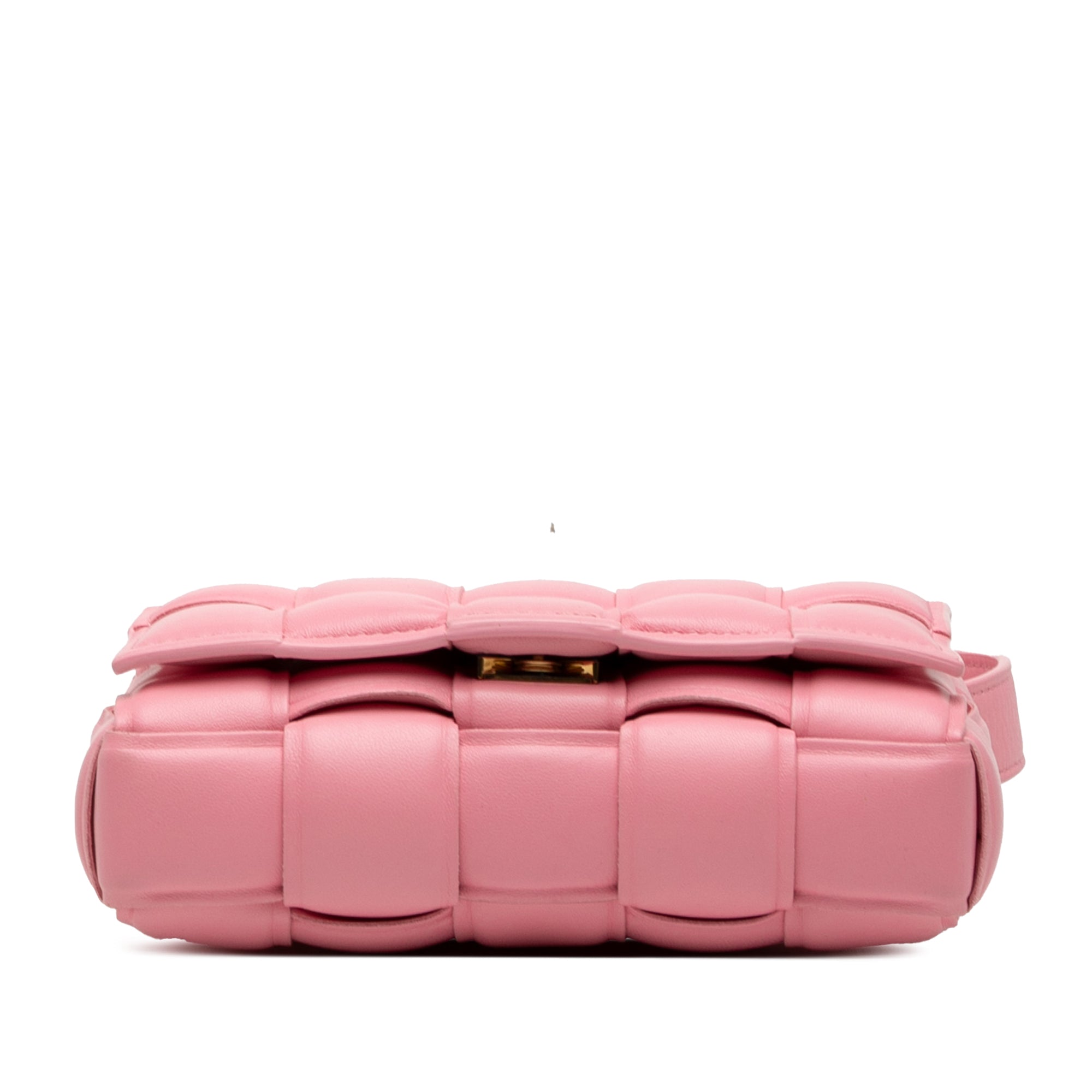 Small Nappa Intrecciato Padded Cassette Crossbody - Image 3