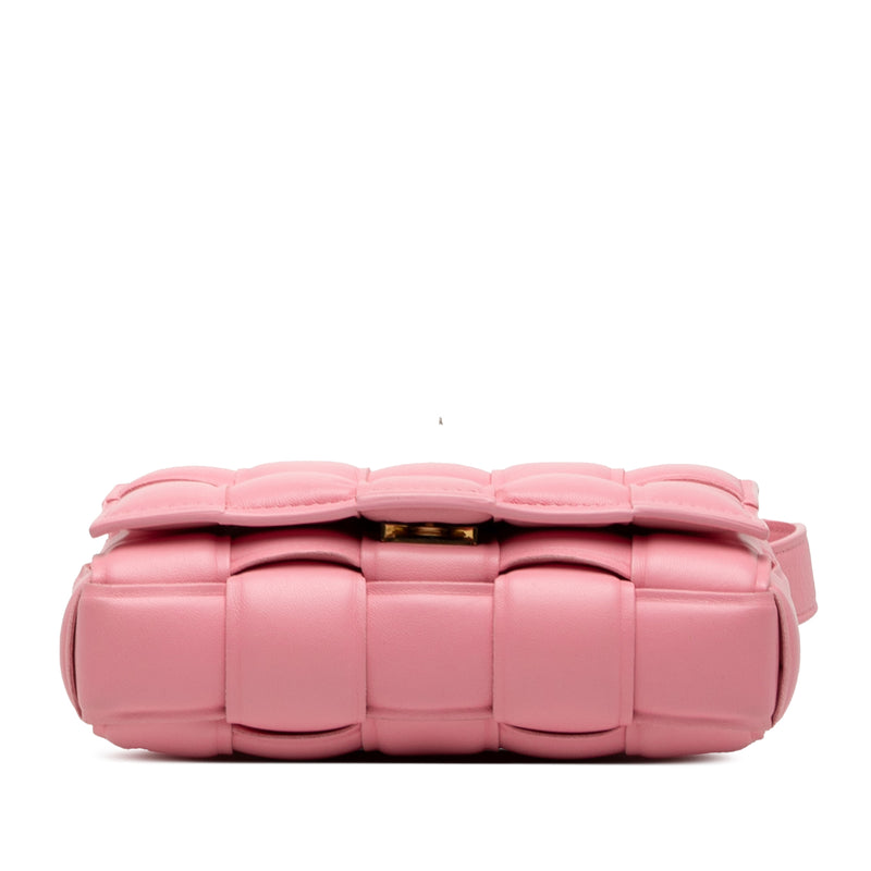 Small Nappa Intrecciato Padded Cassette Crossbody - Image 3