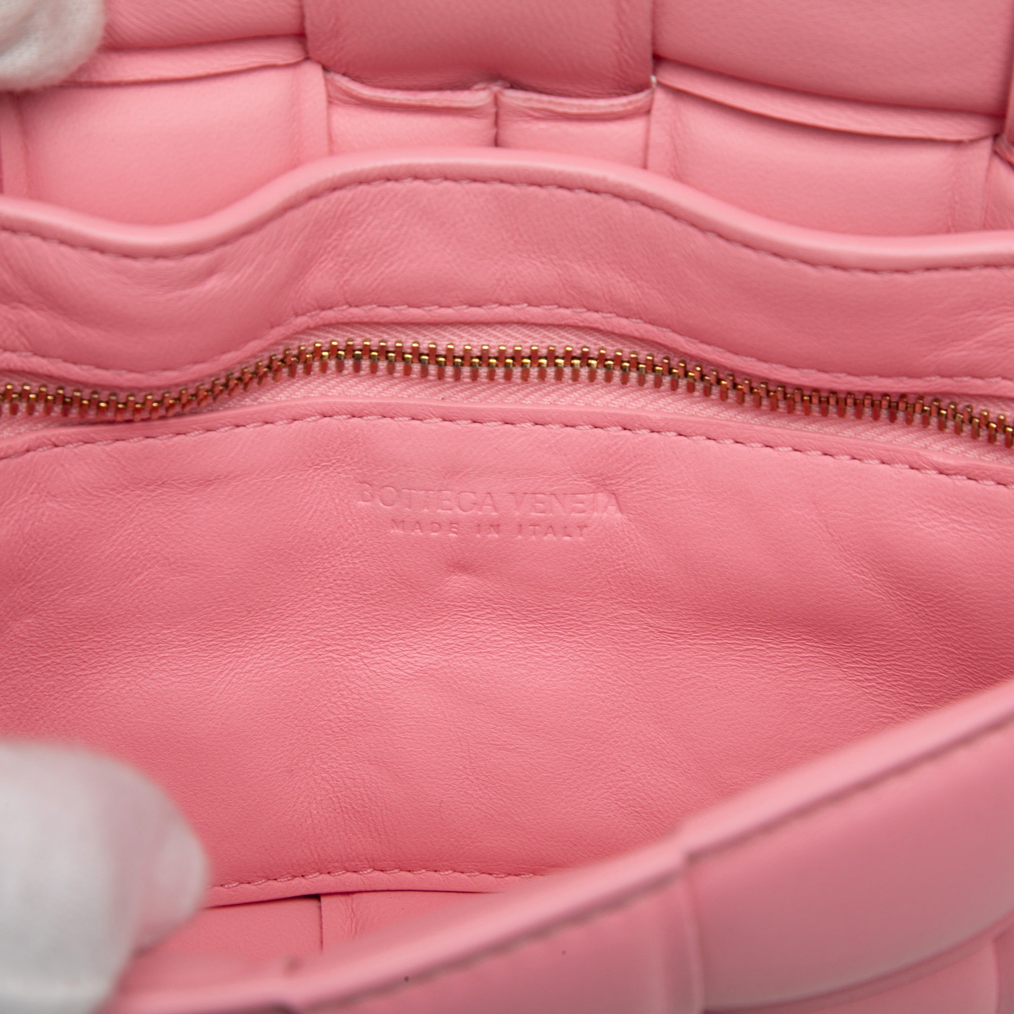 Small Nappa Intrecciato Padded Cassette Crossbody - Image 5