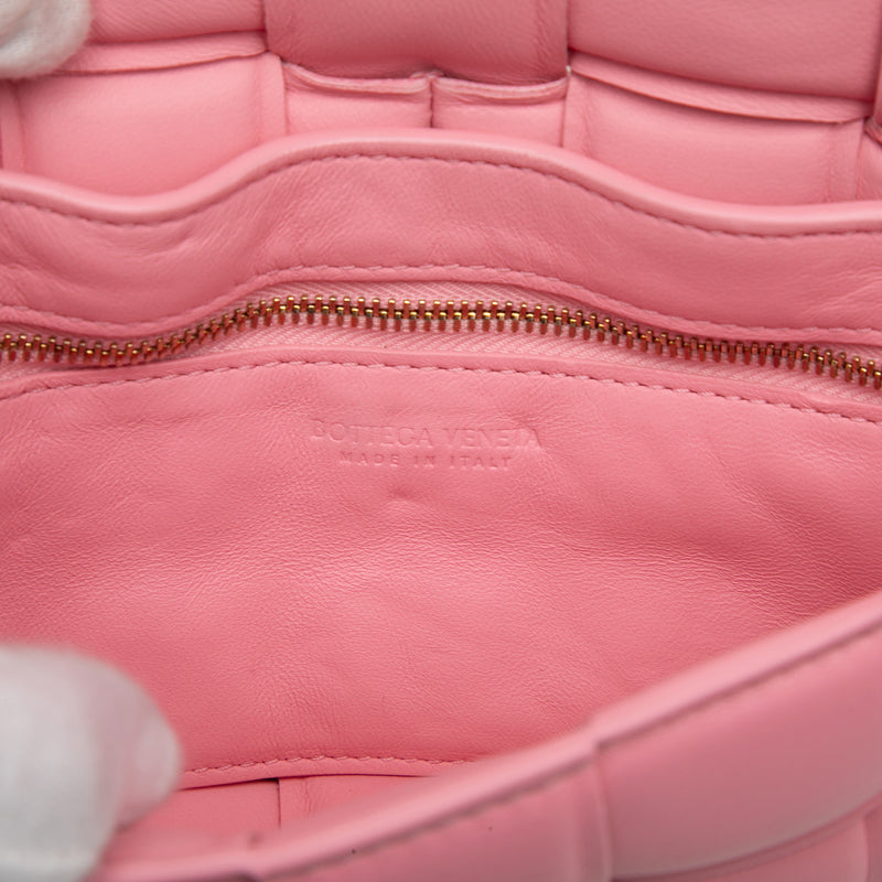 Small Nappa Intrecciato Padded Cassette Crossbody - Image 5
