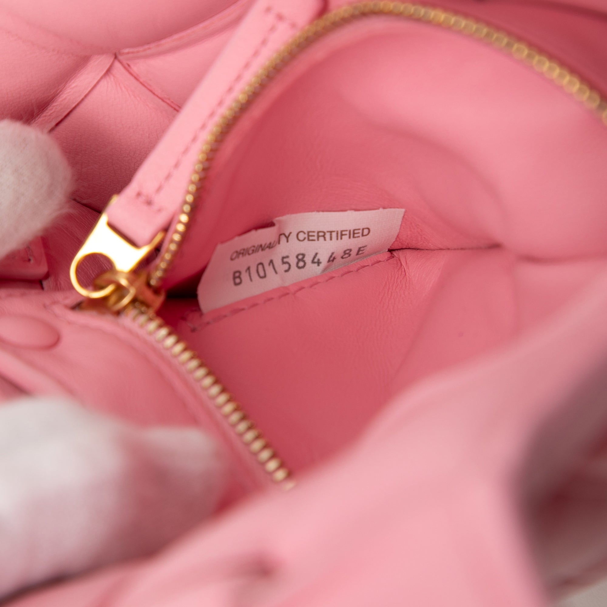 Small Nappa Intrecciato Padded Cassette Crossbody - Image 6