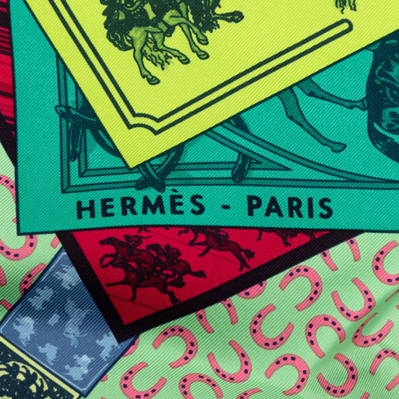 A Cheval Sur Mon Carre Silk Scarf - Image 4