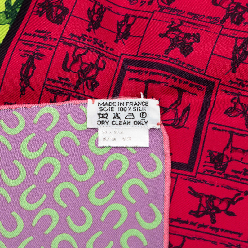 A Cheval Sur Mon Carre Silk Scarf - Image 6