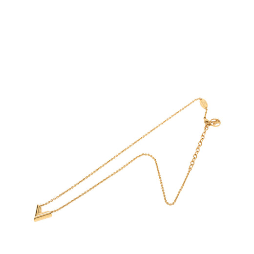 Gold Plated Essential V Necklace - Image 1