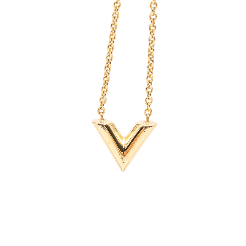 Gold Plated Essential V Necklace - Image 3