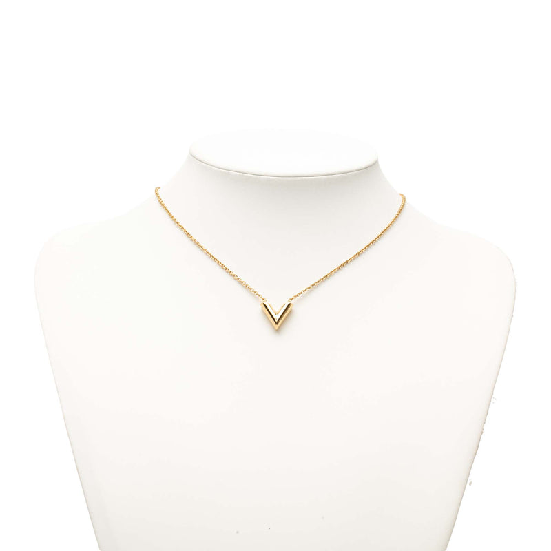 Gold Plated Essential V Necklace - Image 7