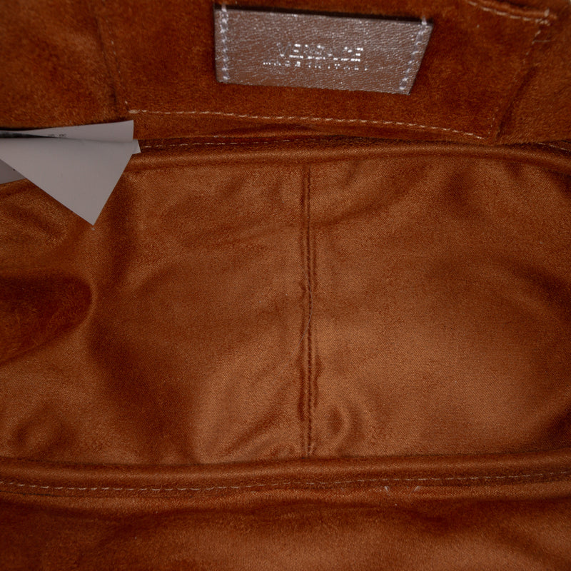 Metallic Leather Tag Bowling Bag - Image 4