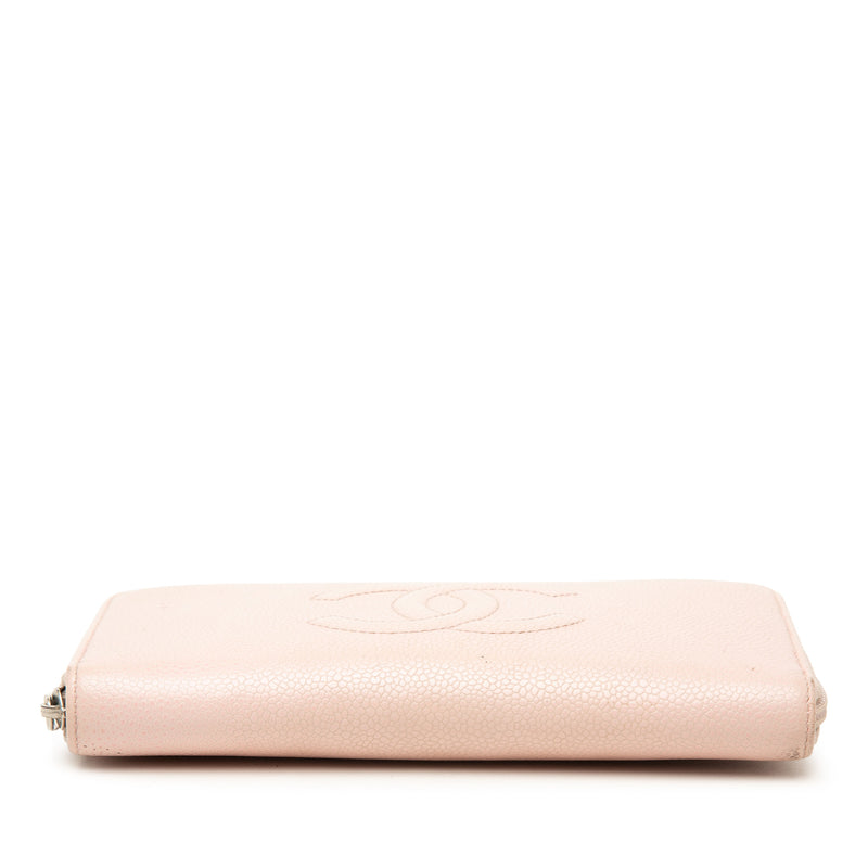 CC Caviar Zip Around Long Wallet - Image 3