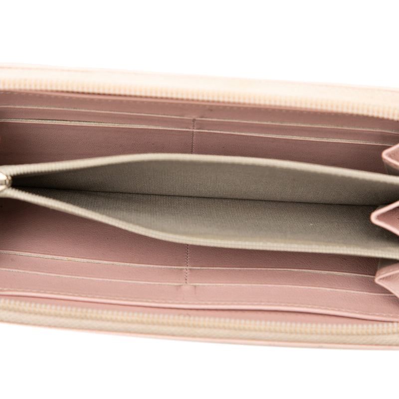 CC Caviar Zip Around Long Wallet - Image 4
