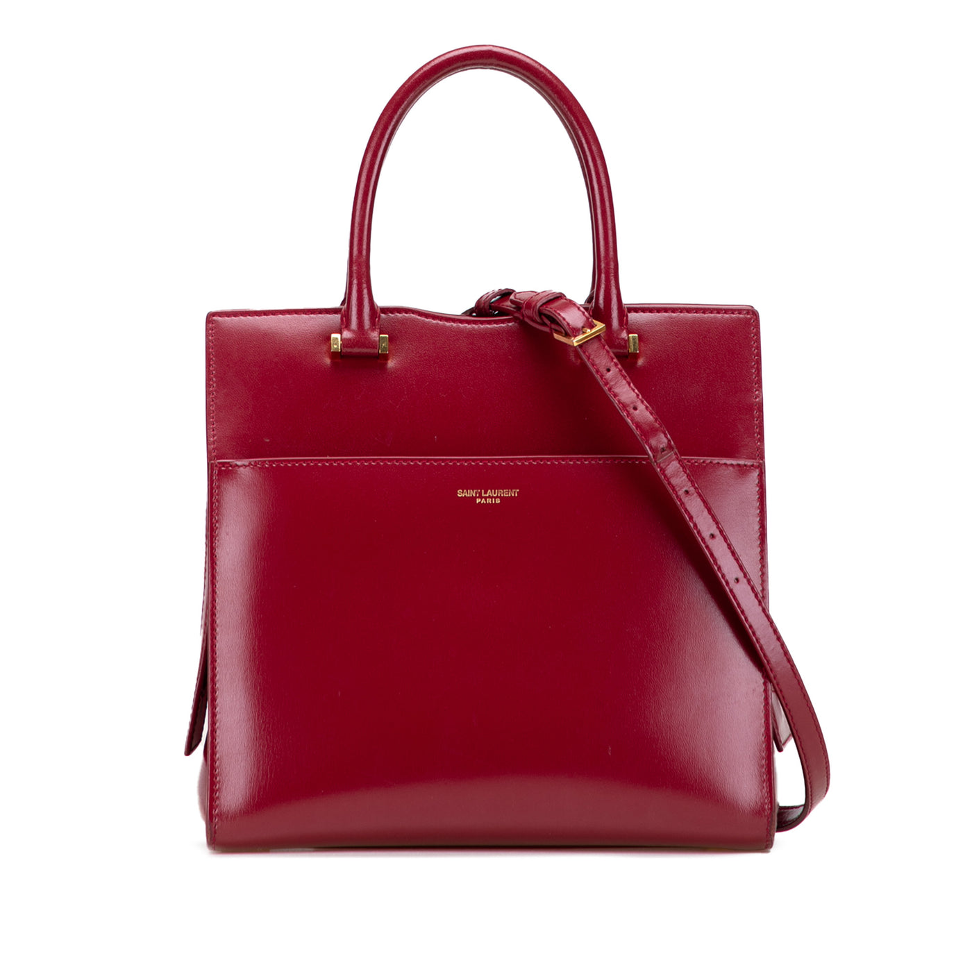 Small Leather Uptown Satchel - Image 1
