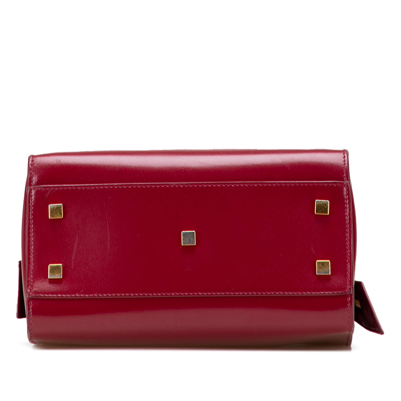 Small Leather Uptown Satchel - Image 3