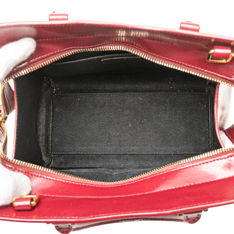 Small Leather Uptown Satchel - Image 4