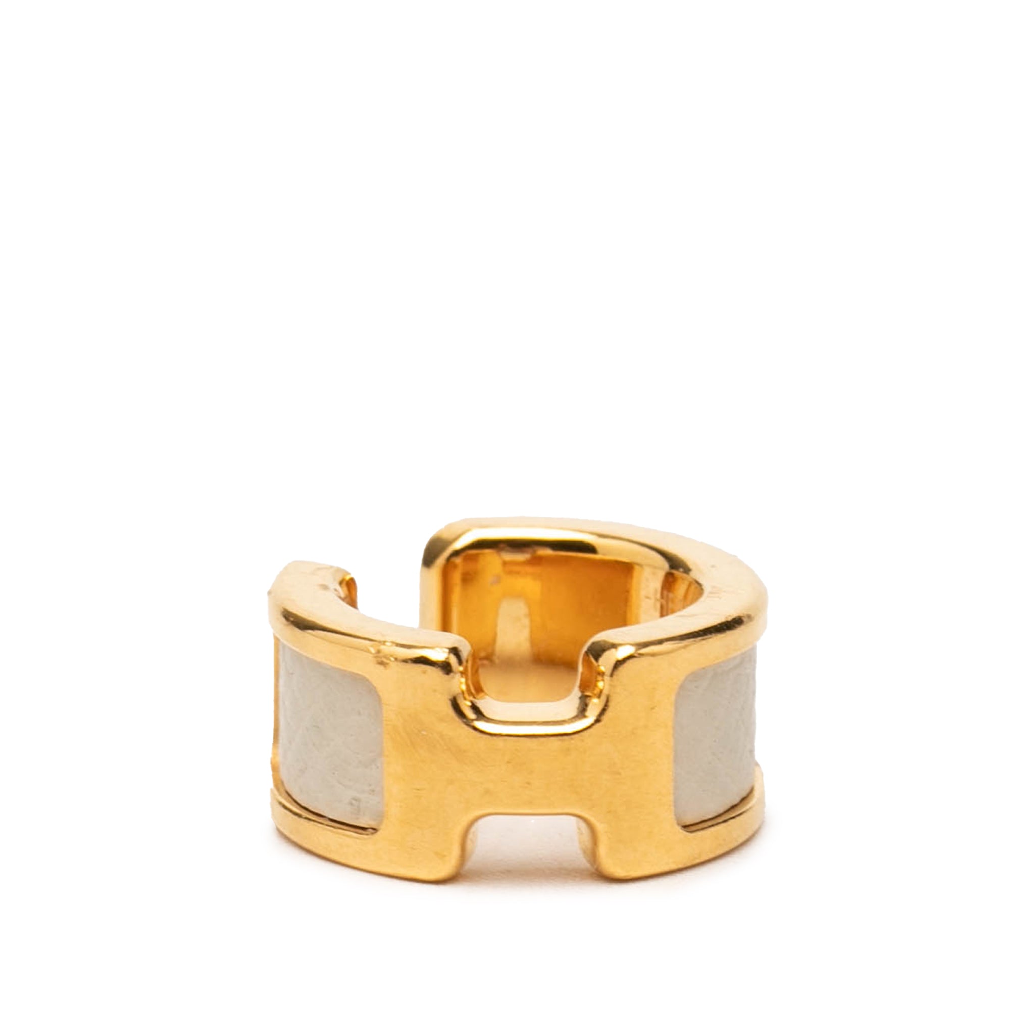 Gold Plated and Epsom Olympe Ear Cuff - Image 1