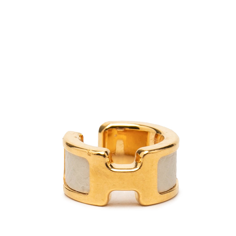 Gold Plated and Epsom Olympe Ear Cuff