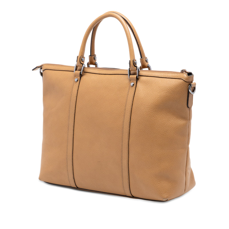 Leather GG Charm Satchel - Image 2