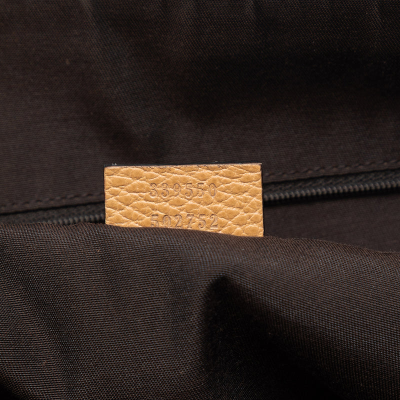 Leather GG Charm Satchel - Image 6