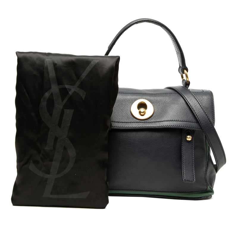 Small Leather Muse Two Satchel - Image 7