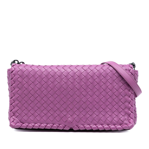 Nappa Intrecciato Dahlia Clutch Crossbody - Image 1
