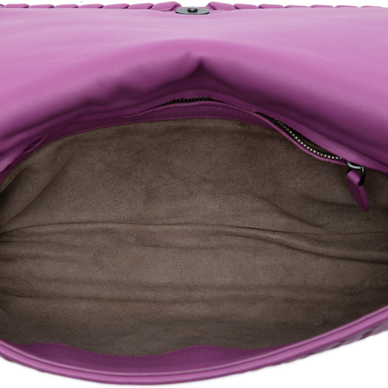 Nappa Intrecciato Dahlia Clutch Crossbody - Image 4