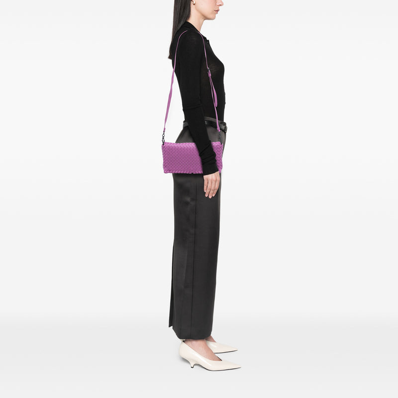 Nappa Intrecciato Dahlia Clutch Crossbody - Image 7