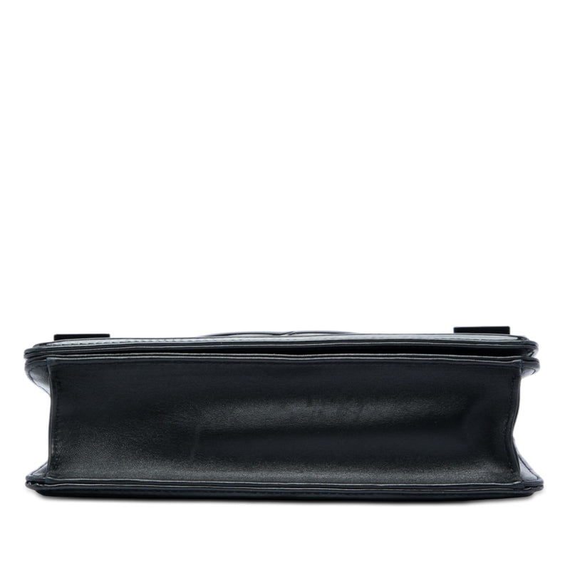 Patent and Acrylic Striped Boy Brick Horizontal Flap - Image 3
