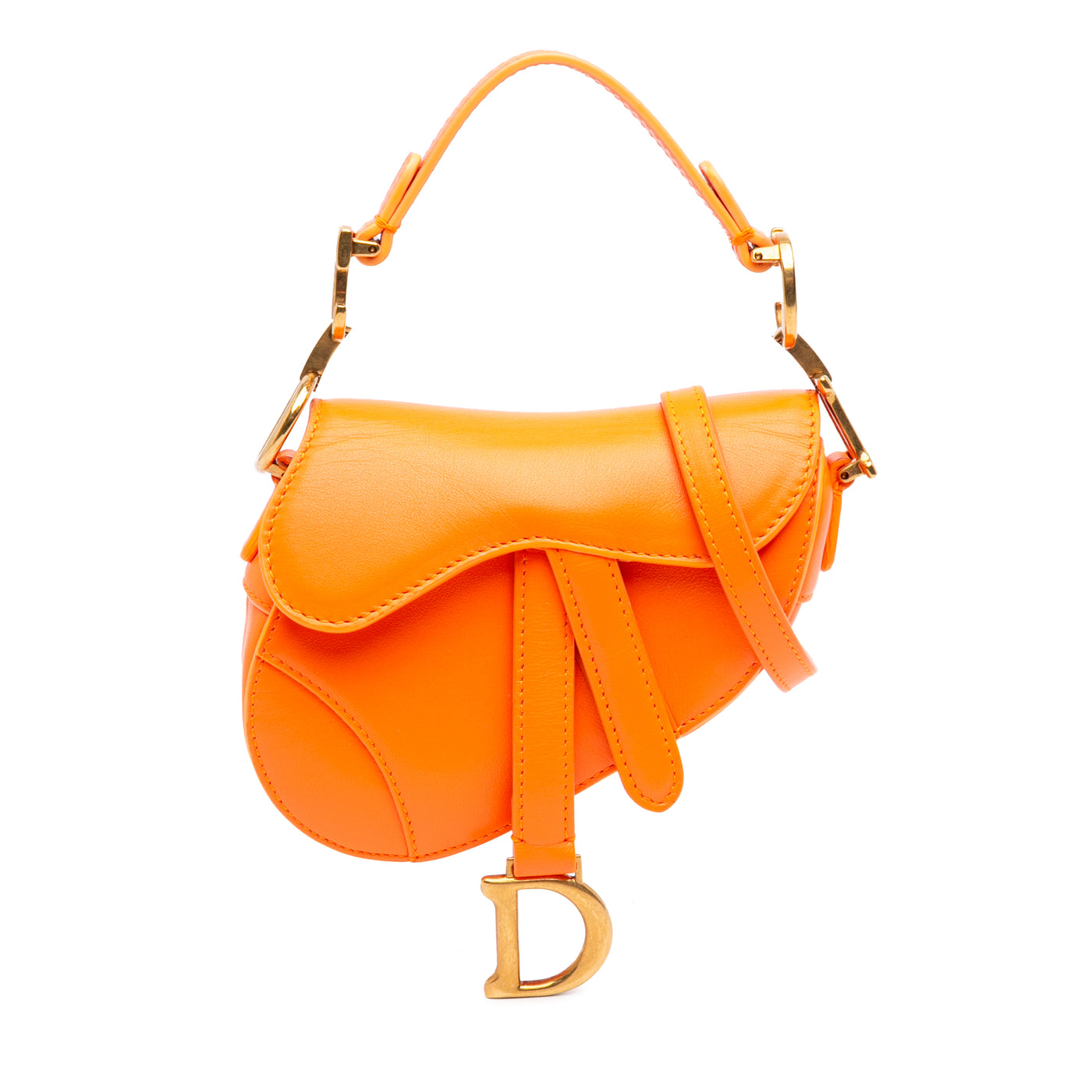 Micro Goatskin Saddle Bag - Image 1
