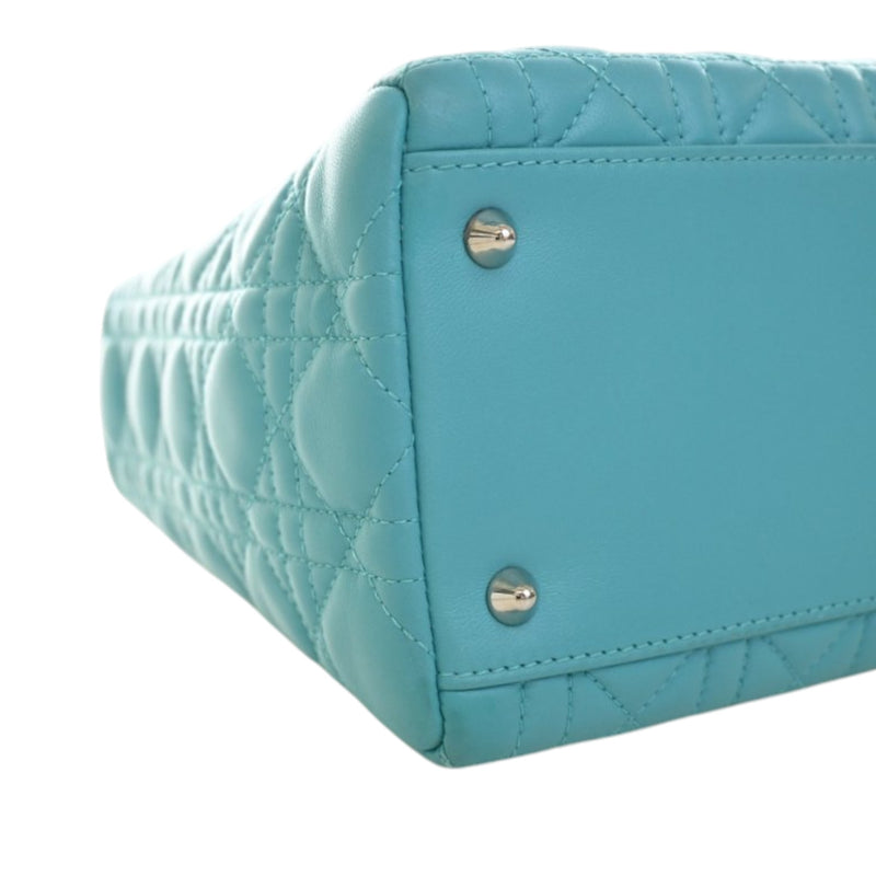 Medium Lambskin Cannage Lady Dior - Image 10