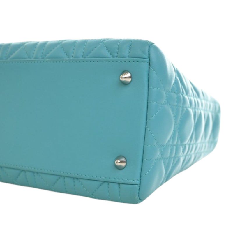 Medium Lambskin Cannage Lady Dior - Image 11