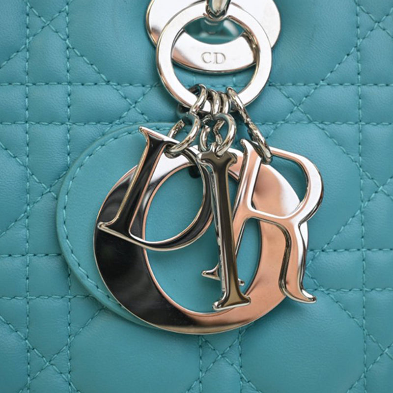 Medium Lambskin Cannage Lady Dior - Image 7