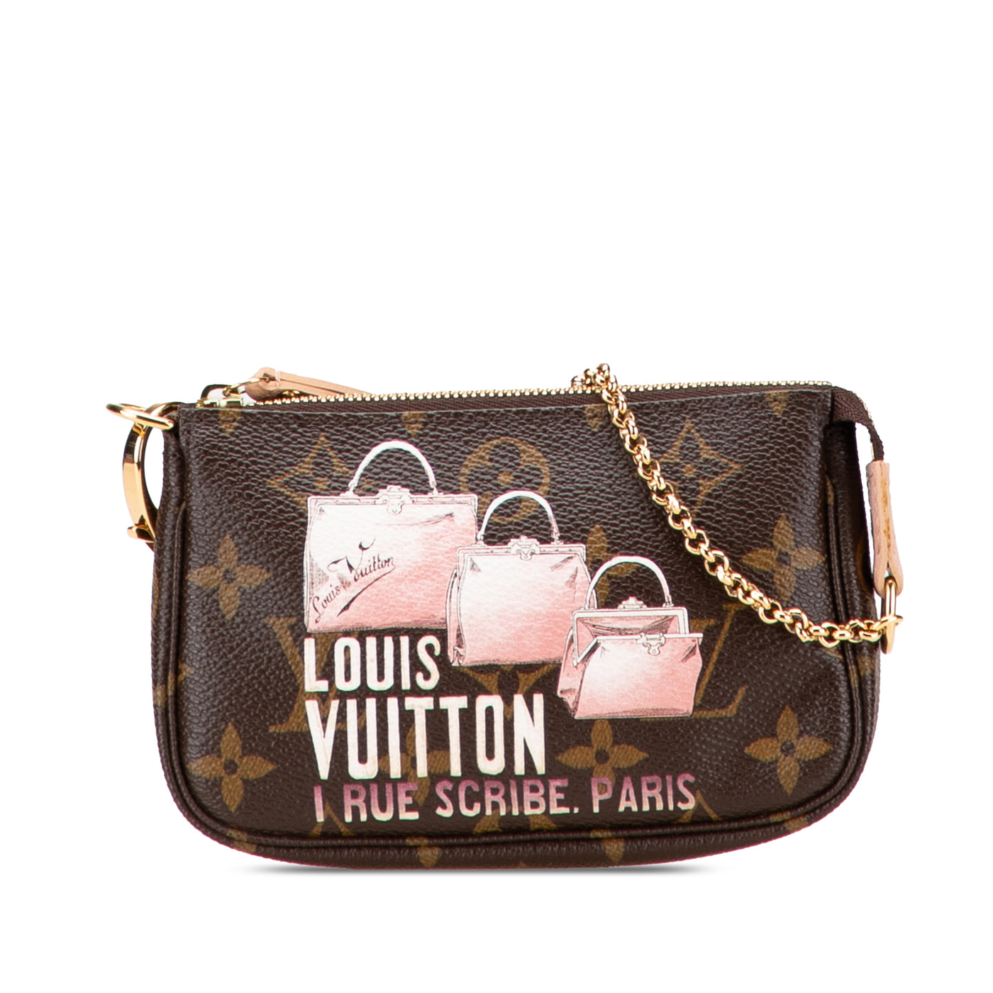 Monogram Affiche Mini Pochette Accessoires - Image 1