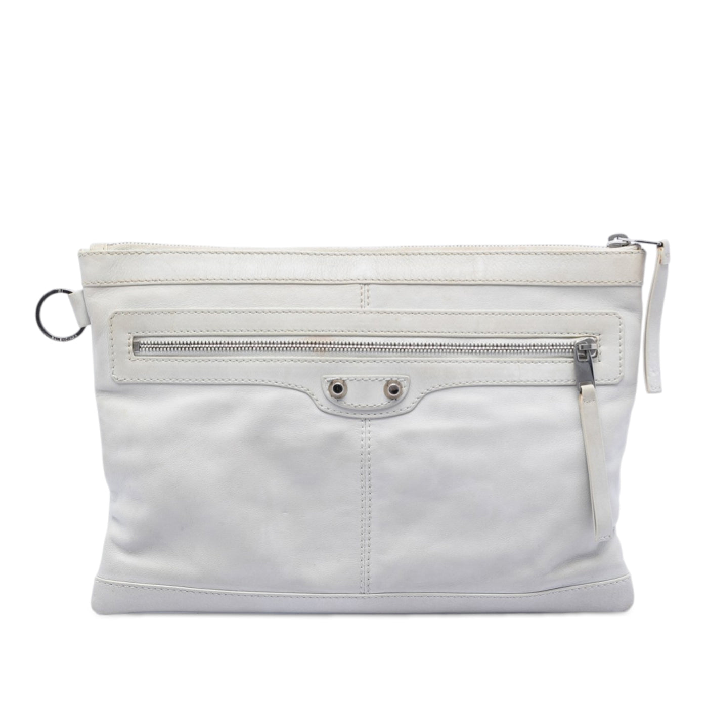 Lambskin Motocross Classic Clip M Clutch - Image 1