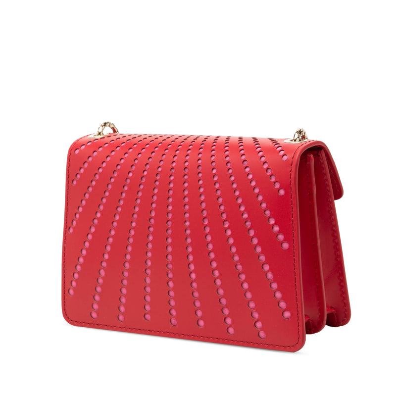 Small Laser Cut Calfskin Serpenti Forever Diamond Blast Sunshine Crossbody - Image 2