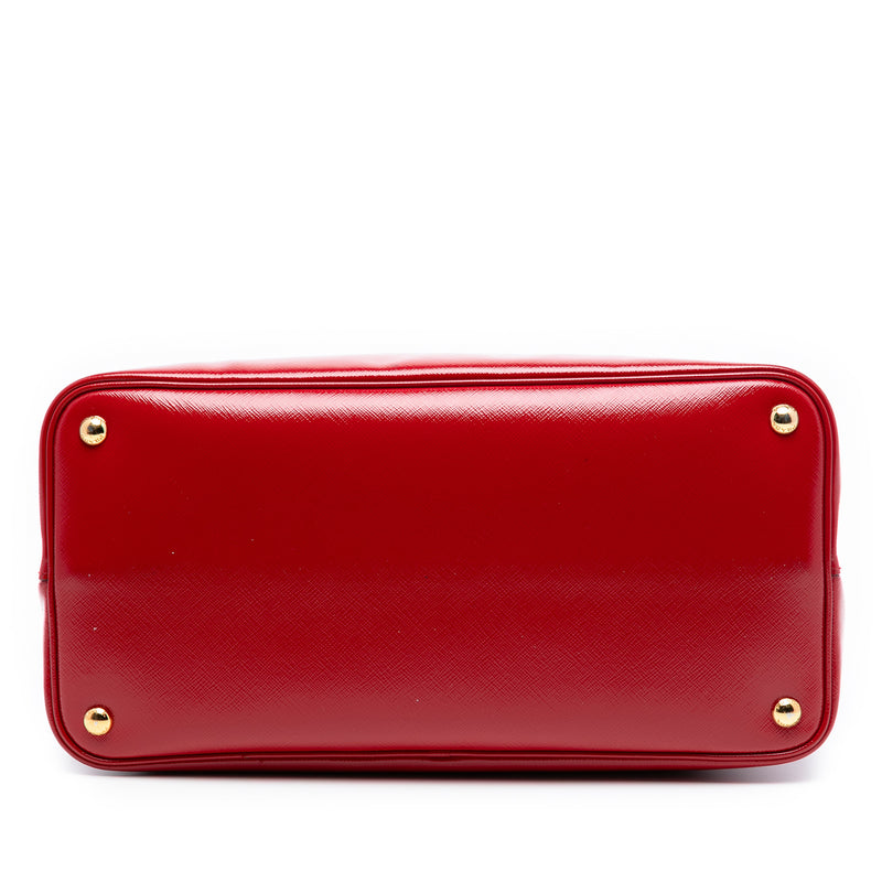Medium Saffiano Vernice Double Satchel - Image 3